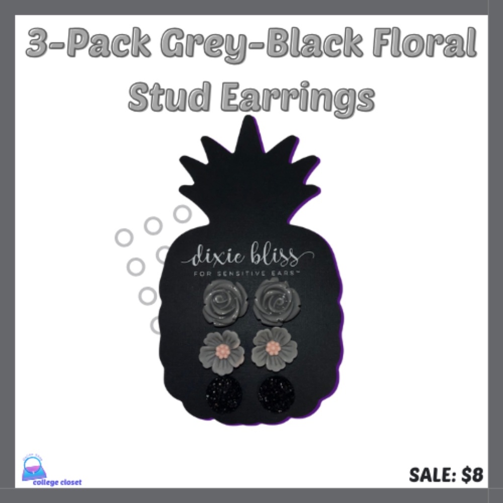 3-Pack Dixie Bliss Earrings Set